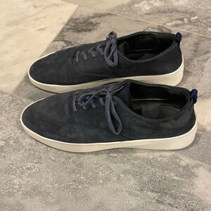 Wolf & Shepherd Men’s Size US 10 M 'Cruise' Slip On Blue Mules Shoes Suede EUC